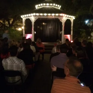 Outdoor magic show gazebo!