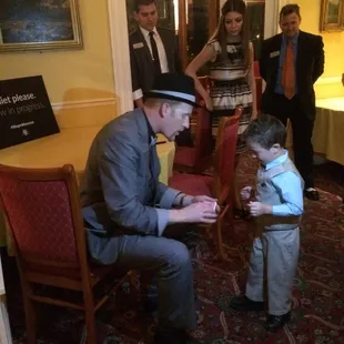 Best act of the night! Little guy was mind blown!