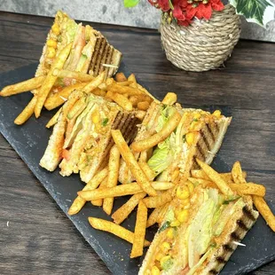 Spicy Magic Club Grill Sandwich