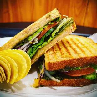 Pesto Panini Sandwich