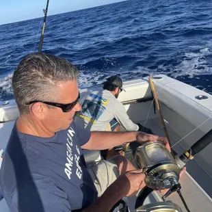 Kiwi and his mahi mahi