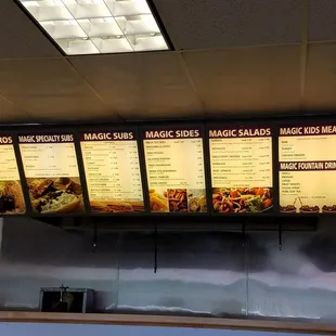 menus