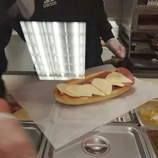 Every sandwich, gyro and salad are made to order.