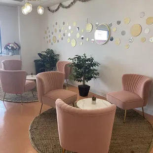 Inside seating area