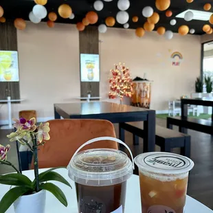 They offer a bucket size for boba tea addicts like me!