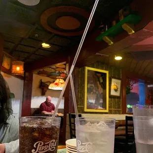 Asked her a coke &amp; a water, Katniss brought me a watered down coke.