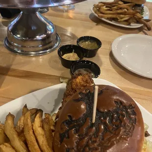 Fried chicken sandwich