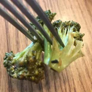 Overcooked, old broccoli
