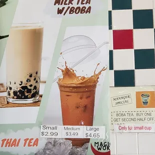 Milk Tea Available
