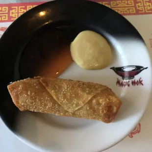House Egg Roll -that mustard will clear your sinuses!