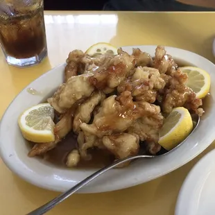 Lemon ginger chicken