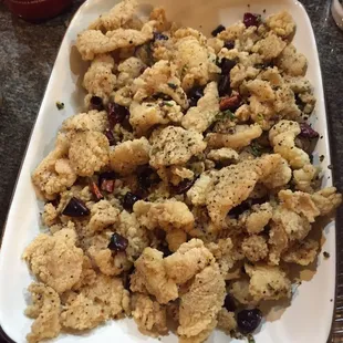 Peppercorns fish, is a off menu dish. If you ask, they always have it. The fish is tender &amp; fresh, ... love it.