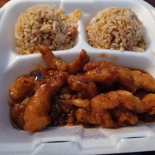 Peanut Butter Chicken and brown rice
