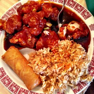 Orange Chicken lunch special