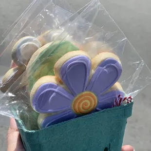 Spring Sugar Cookies (cute packaging!)