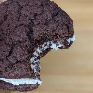 Smores cookie, evolved version of the Little Debbie Oatmeal Creme Pie