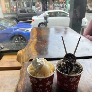 1. Lychee and Logan Ice Cream