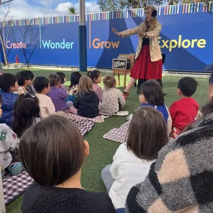 Magical Katrina doing her magical thing for our cute kiddos.