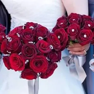 Bling and Roses.  Beautiful and classic.