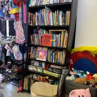 Kids book section