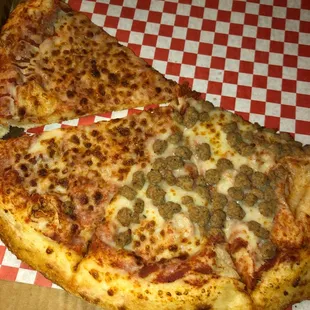 Terrible pizza that was cold