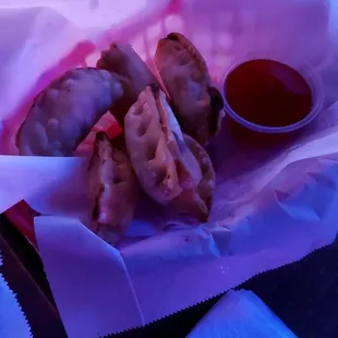 Pot stickers. The sauce is killer.