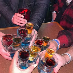 drink, oysters and mussels