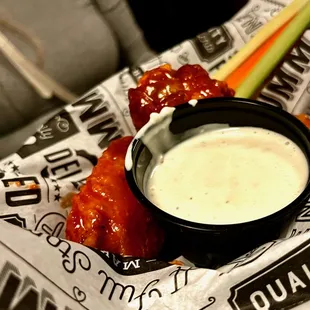 the spicy wings