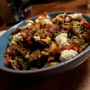 the crispy brussels