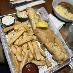 Must get: Fish and chips!