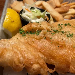 Fish and chips.