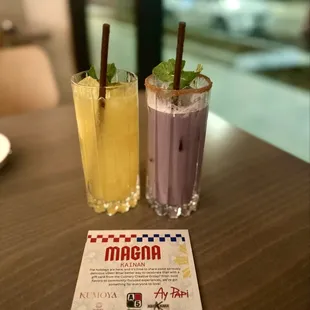 Ube Colada &amp; Takes Two to Mango