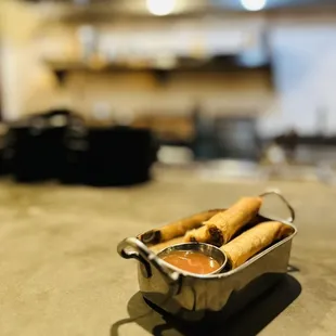 Lumpia, possibly the most addictive items in the menu