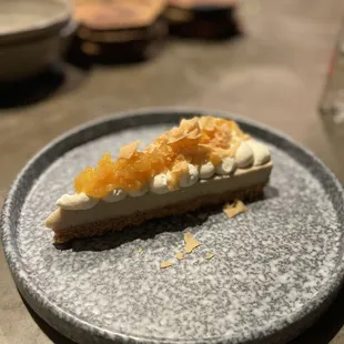 TURON Their version of banana lumpia: banana cream pie with jackfruit