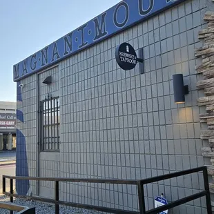 the outside of the building