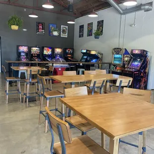 See the pinball machines?