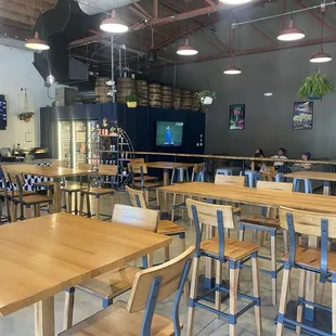 Lots of room and tables to hang out