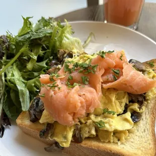 Magnin scramble toast