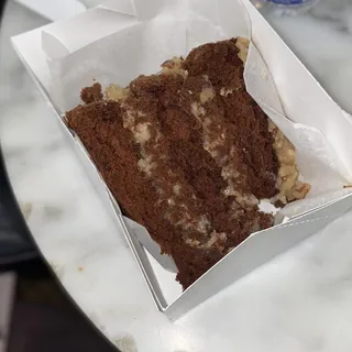 German Chocolate Cake Slice