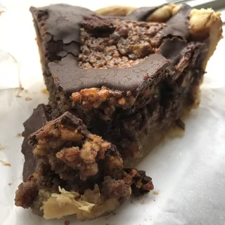 Chocolate Pecan Pie Slice