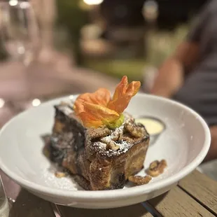 a plate of food on a table