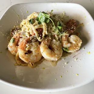 Shrimp Scampi Linguini