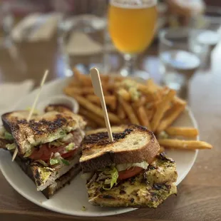 Chicken sandwich &amp; hazy ipa