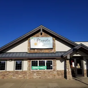 Front of restaurant entry