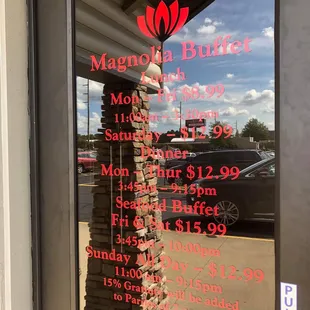 Price fluctuates on the day, but the buffet is good value.