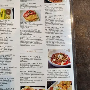 the menu