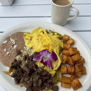 Ribeye Chilaquiles