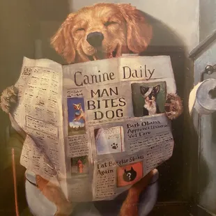 Made me laugh.. I'm the restroom