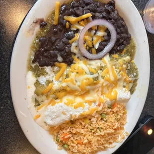 BBQ Chicken Enchiladas