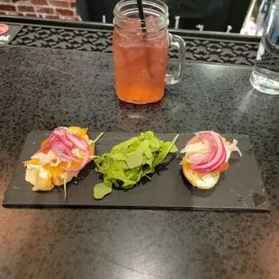 Smoked Salmon Bruschetta